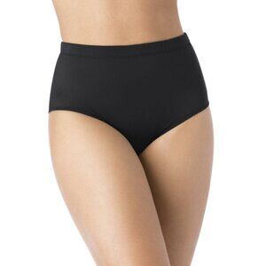 Swim 365 High Waist Swimsuit Bottom Plus Size 24 Brief Stretch Tummy Control NEW